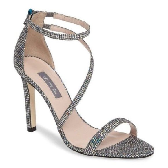 ♥HOST PICK♥ Very Sexy SJP Leather Glitter High Heels - Picture 2 of 2